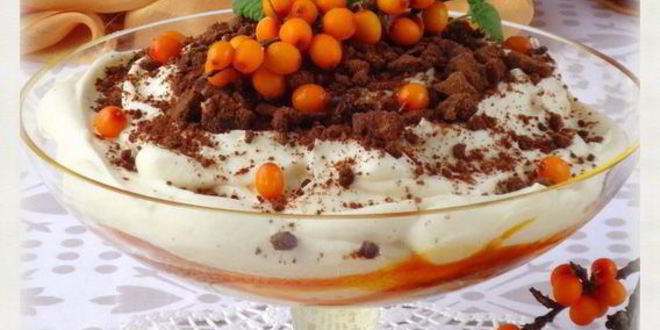 Рецепт ванильно-облепихового тирамису