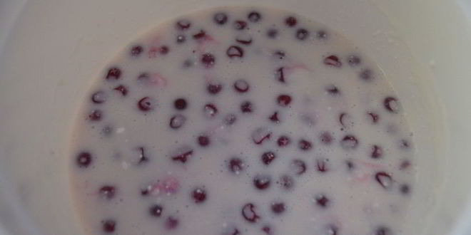 Рецепт творожного десерта с брусникой