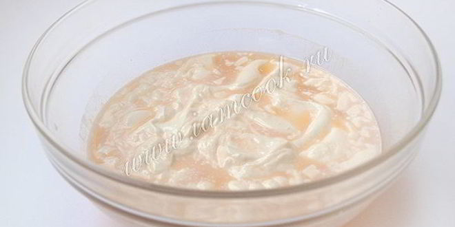 Рецепт воздушного сметанного десерта