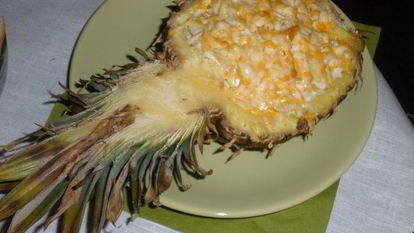 Рецепт Запеченых ананасов тропик