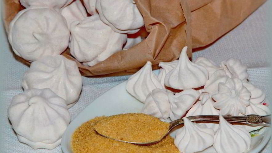 Рецепт карамелизированного сахара и зефир