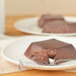 Рецепт Желе из молока и какао