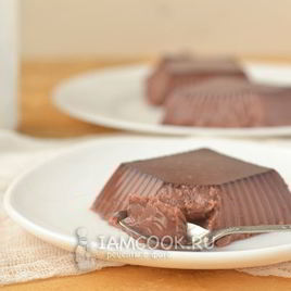 Рецепт Желе из молока и какао