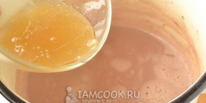 Рецепт желе из молока и какао