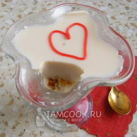 Рецепт Желе из ряженки и кураги