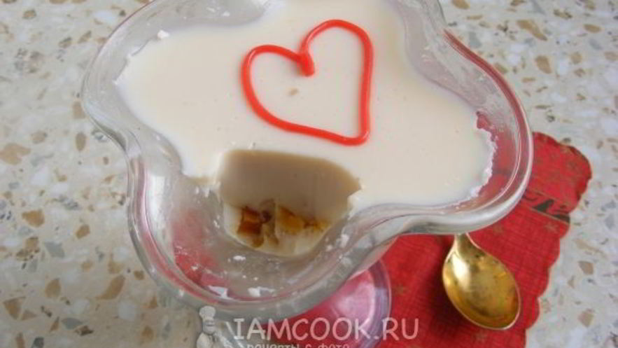 Рецепт желе из ряженки и кураги