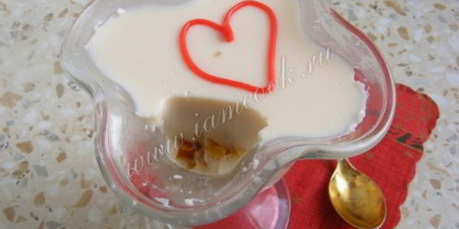 Рецепт желе из ряженки и кураги