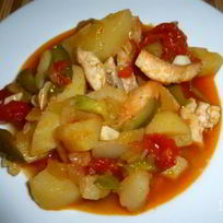 Азу из индейки в духовке