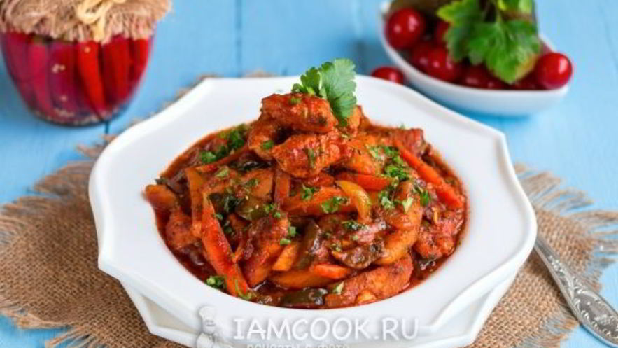 Рецепт азу из индейки