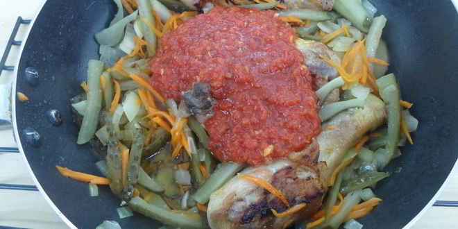 Рецепт азу из курицы