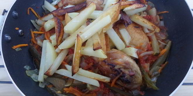 Рецепт азу из курицы