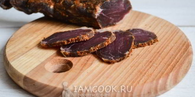 Рецепт бастурмы из свинины
