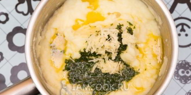 Рецепт базиликового картофельного пюре