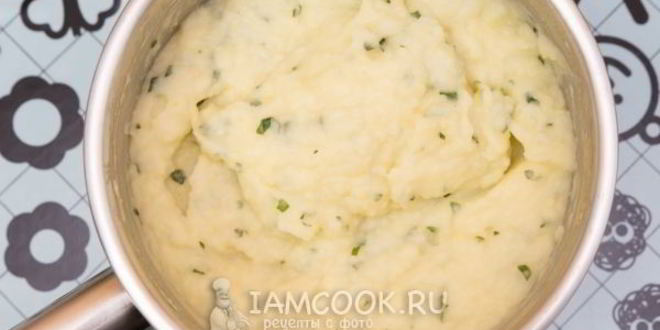 Рецепт базиликового картофельного пюре