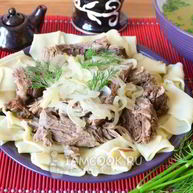 Рецепт Бешбармака из говядины