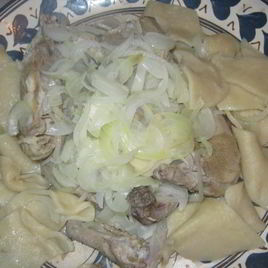 Рецепт Бешбармака из гуся