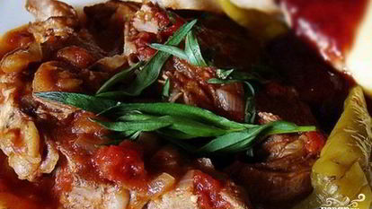 Рецепт Чахохбили из баранины