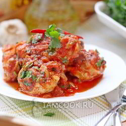 Рецепт Чахохбили из курицы в мультиварке