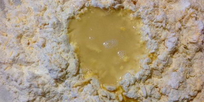 Рецепт домашней лапши на желтках