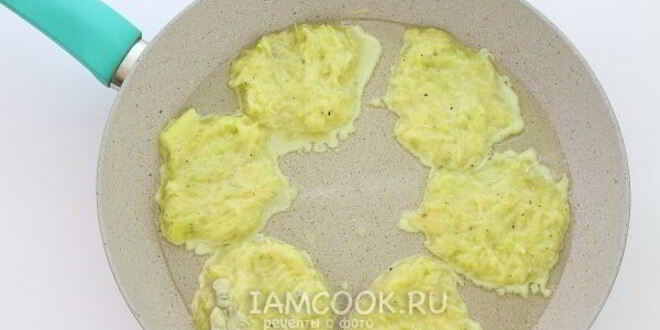 Рецепт драников из кабачков и картофеля