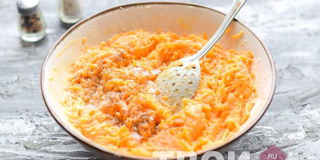 Рецепт драников из тыквы