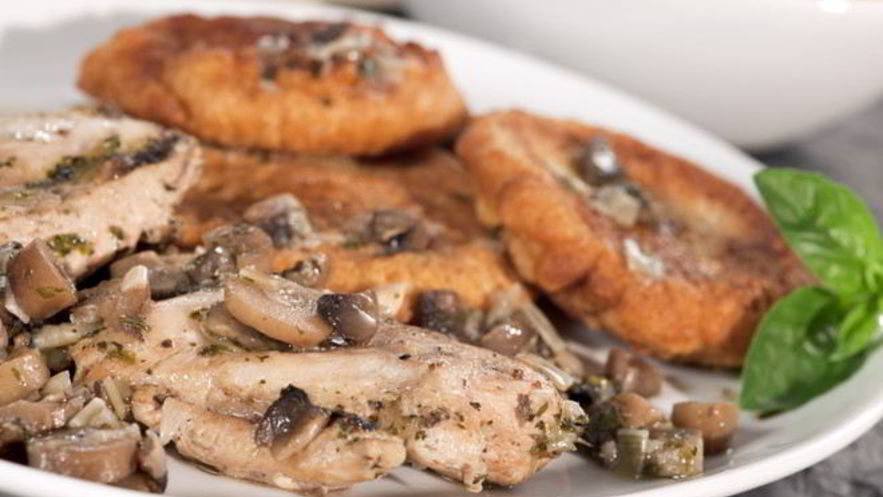 Рецепт драников с грибами