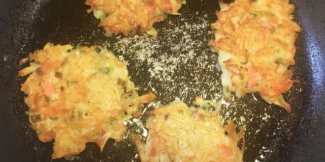 Рецепт драников с лососем