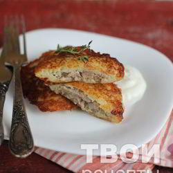 Рецепт Драников с мясом