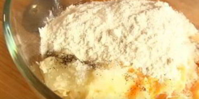 Рецепт драников с начинкой из творога