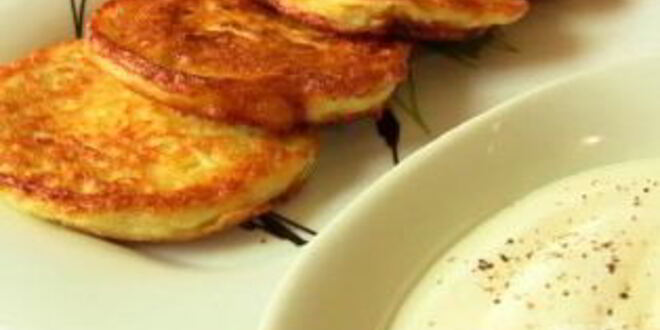 Рецепт драников с начинкой из творога
