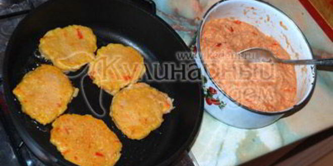 Рецепт драников с овощами