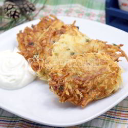 Рецепт Драников с сыром и зеленью