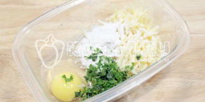 Рецепт драников с сыром и зеленью