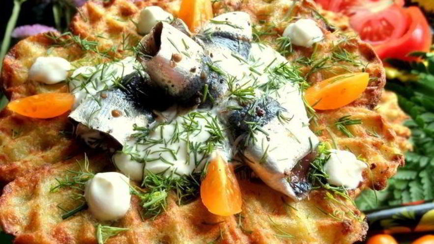 Рецепт драников в вафельнице