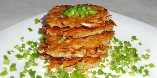 Рецепт картофельных драников с капустой