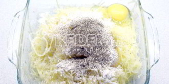 Рецепт картофельных драников с лососем