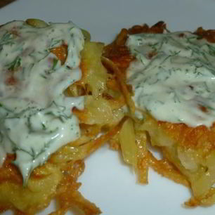 Рецепт Картофельных драников с сыром