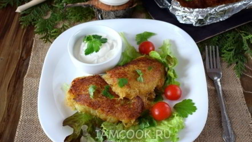 Рецепт колдунов из картофеля с фаршем в духовке