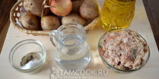 Рецепт колдунов из картофеля с фаршем в духовке