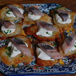 Рецепт Овощных драников с селедкой