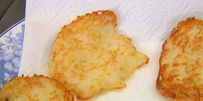 Рецепт овощных драников с селедкой