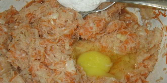 Рецепт овощных драников