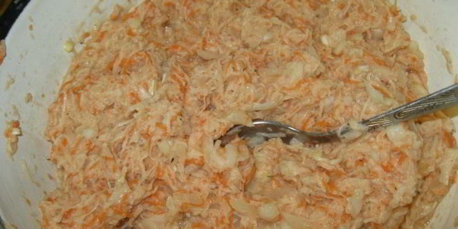 Рецепт овощных драников