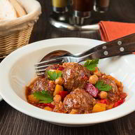 Рецепт Фрикаделек из баранины в овощном соусе