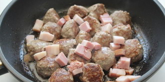 Рецепт фрикаделек с фасолью и овощами