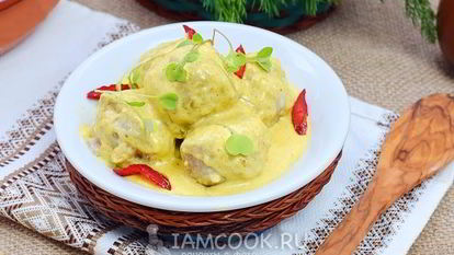 Рецепт Фрикаделек с манкой