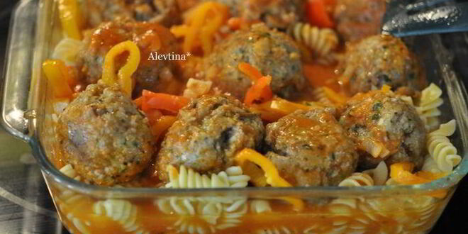 Рецепт фрикаделек с пастой и соусом