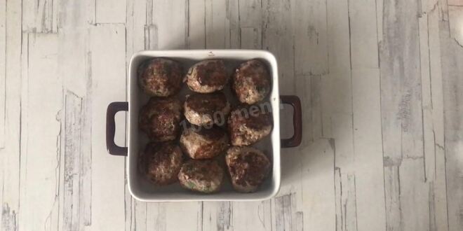 Рецепт фрикаделек в духовке с подливкой