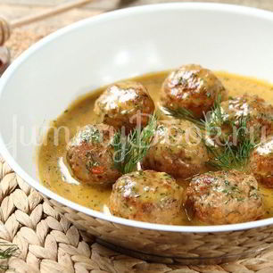Рецепт Фрикаделек в горчично-медовом соусе