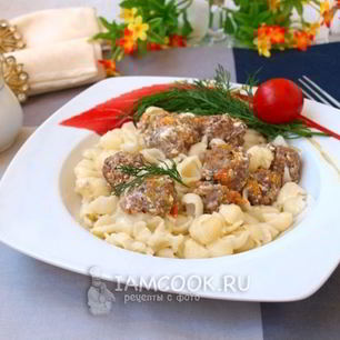 Рецепт Фрикаделек в сливочном соусе
